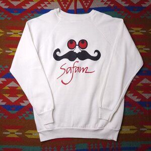 Vintage 80s Safam Jewish American Rock Band Sweatshirt 81